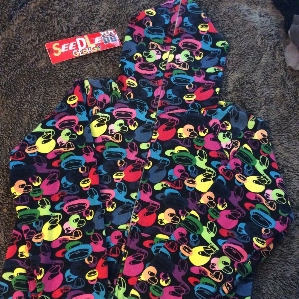 Bape Multi Color Camo Fullzip